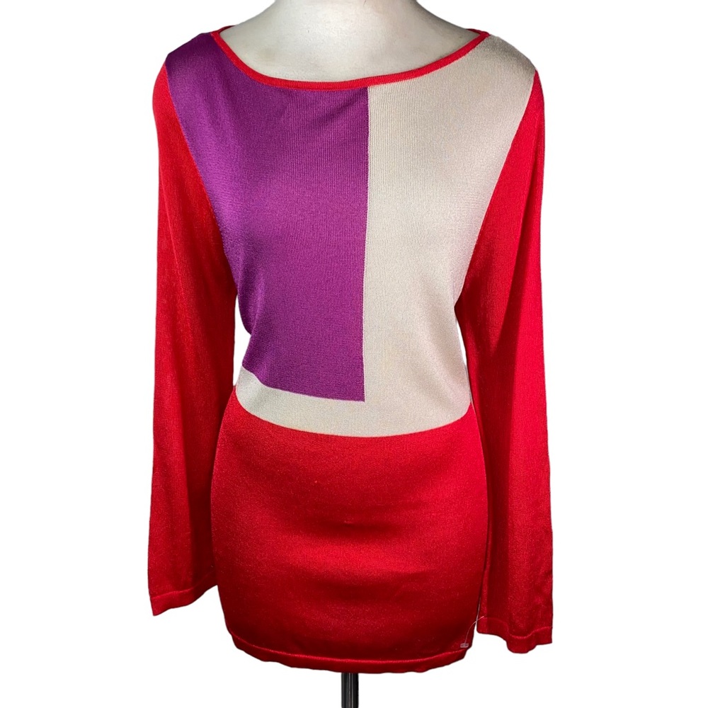 Jones New York Color-block Sweater A15